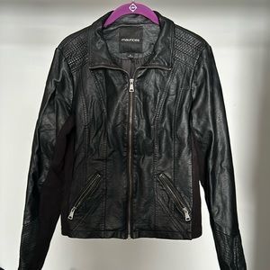 Maurice’s leather jacket with stretchy side pieces